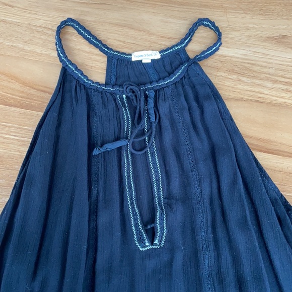 Poupette St Barth black sleeveless top - Picture 2 of 5
